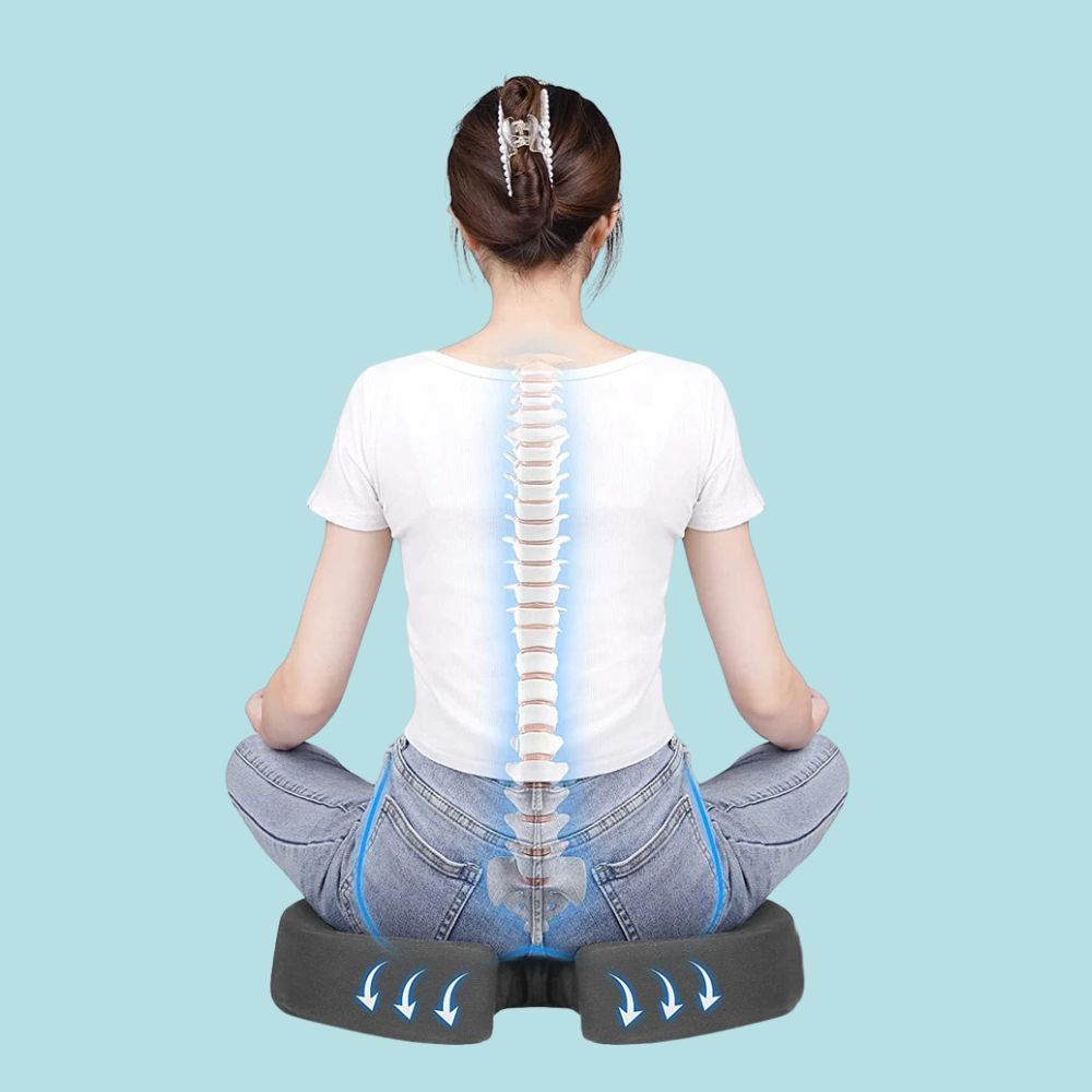 Rückenhero Sitzkissen Cloud – ergonomisch, entlastend, atmungsaktiv